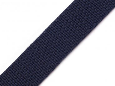 Gurtband 20mm Polypropylen - dunkelblau
